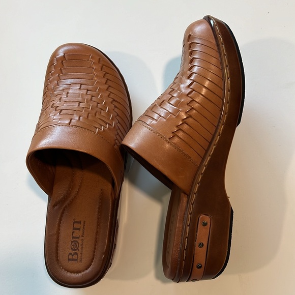 Born - Yucatán woven leather clogs, 8, natural - Picture 12 of 12